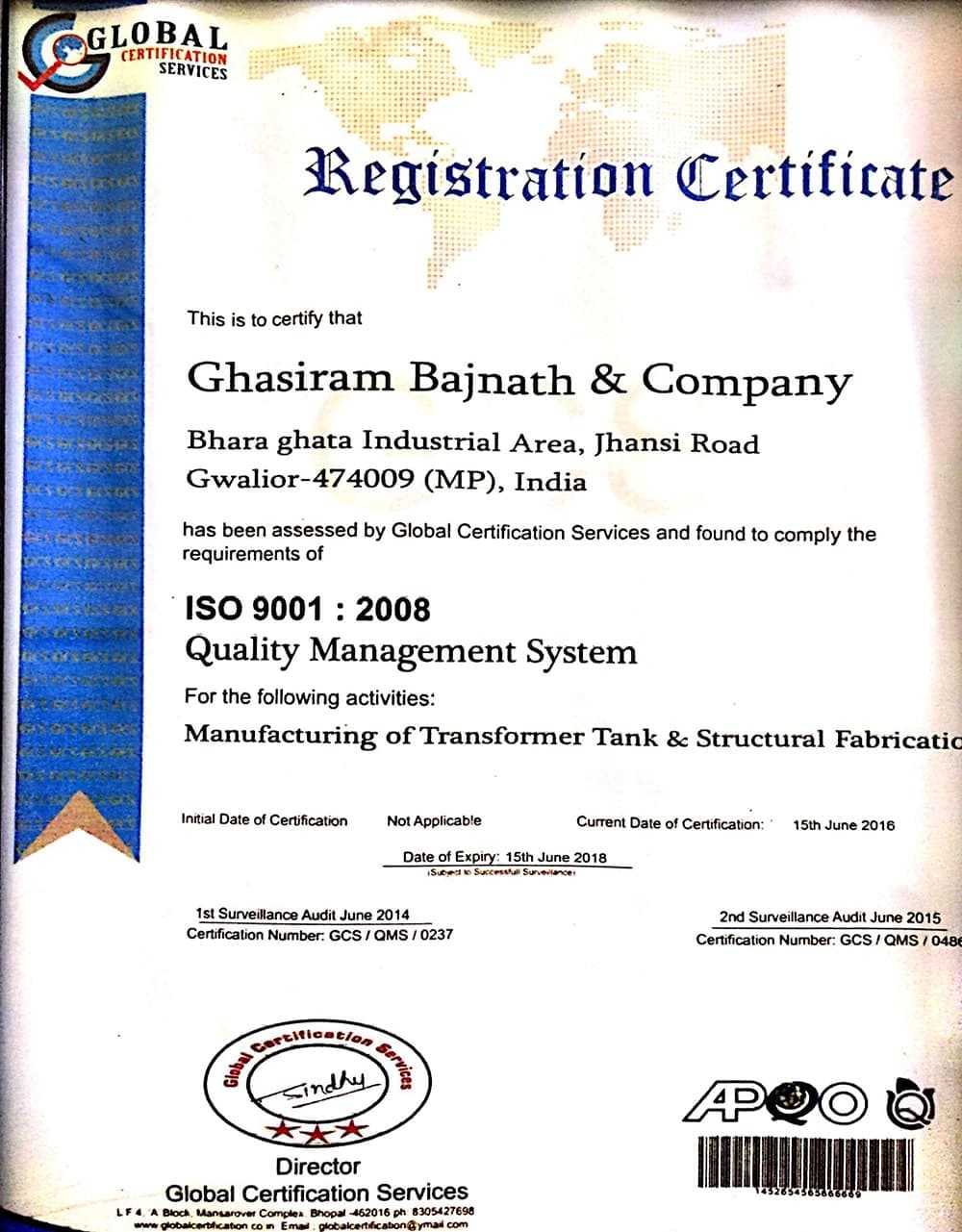 ISO Certification